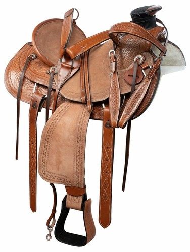 Selle western cuir wade - selle,