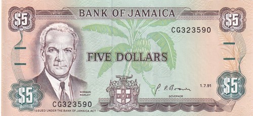 Jamaïque dollars norman - 5,