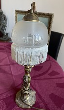 GLOBE EN VERRE GRAVE FRANGE