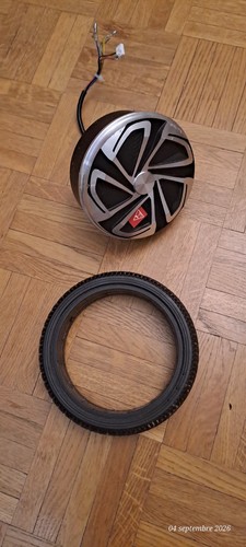 Solid tire wheel - solid, electric