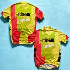 RARE VTG 80s 90s Cinelli Cycling Jersey Maglia Maillot — Made in Italy — Size XL