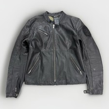 Spidi Motorcycle Leather Jacket Mens Size 50