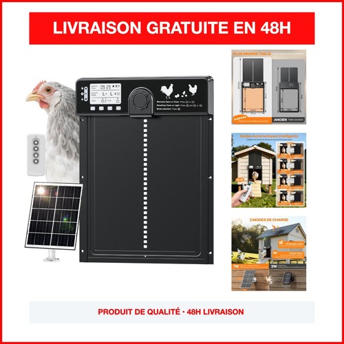Porte automatique poulailler