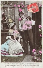 CP FRONT HOUSE DAD MUSTACHE BABY CARRIER MOM APRON - FLOWERS - 53671