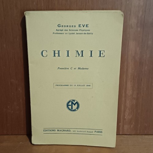 Chimie première moderne - c, et