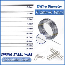 304 Stainless Steel Spring Steel Wire Dia 0.2mm - 6.0mm DIY Accessories Select