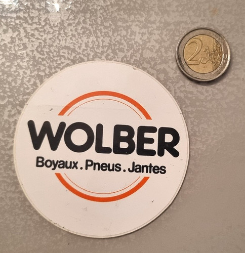 Autocollant sticker wolber - autocollant,