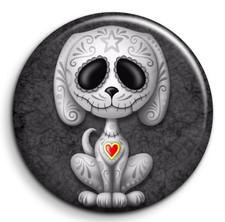 Halloween Chiot - Badge 38mm
