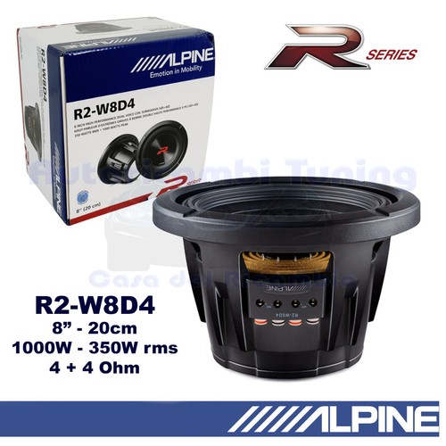Subwoofer alpine w8d4 - alpine, 8"