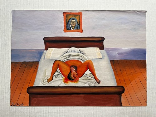 Frida kahlo dessin sur - dessin, papier
