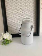 7 ⚜️ Old Milk Pot 2L Plastic Grey Milk Bottle France Vintage