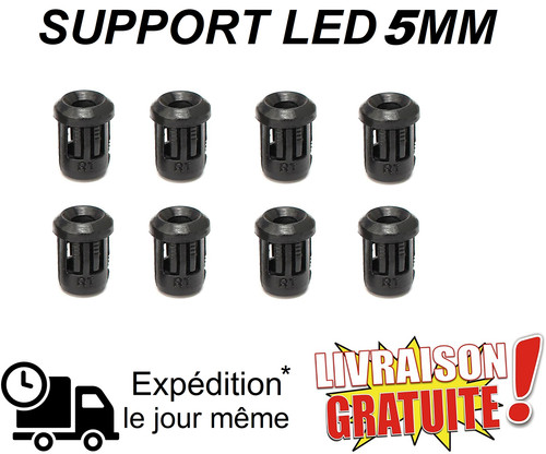 Lot support led 5mm panneau - lot,