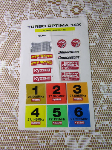 Kyosho turbo optima - optima, ngk