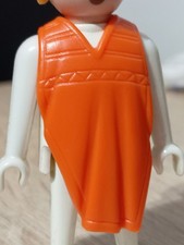 PLAYMOBIL PONCHO ORANGE MEXICAIN COWBOY QUADRIEN BANDIT PISTOLET
