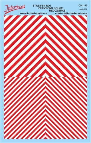 Chevrons décalcomanies - 1/32,