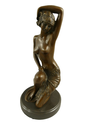 Sculpture femme bronze art - femme, en