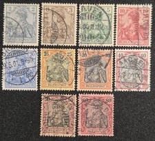 10 TIMBRES ALLEMANDS DEUTSCHES