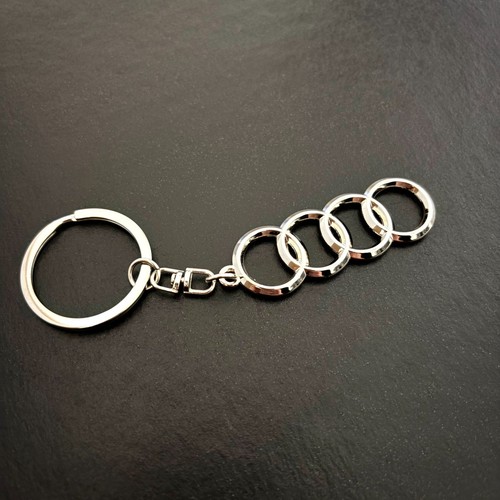 Porte clés audi métal chrome - audi,
