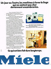 ADVERTISEMENT ADVERTISING 094 1974 MIELE washing machine washing machine