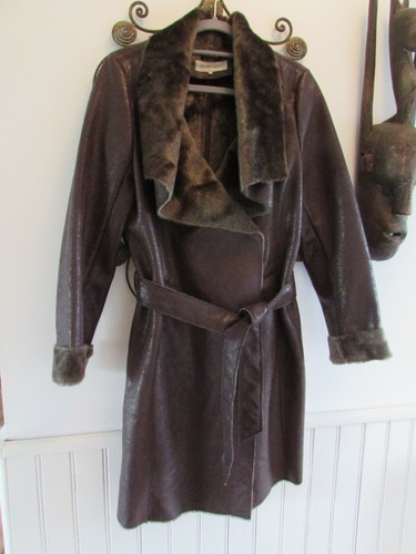 Manteau fausse fourrure - fausse,