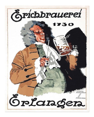 Affiche bière vintage art