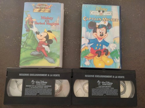 Lot vhs disney mickey - disney,