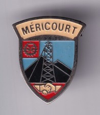 RARE PINS PIN'S .. ENTREPRISE MINE MINEUR CHARBON COAL TERRIL MERICOURT 62  ~FZ