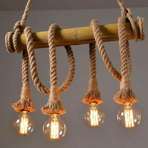 Lustre corde rétro 4 - À,