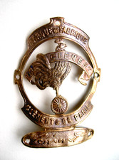 Vieille Plaque de Velo Cycles