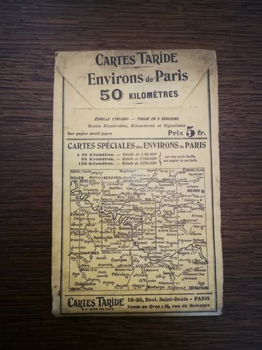 Ancienne carte routière - ancienne,