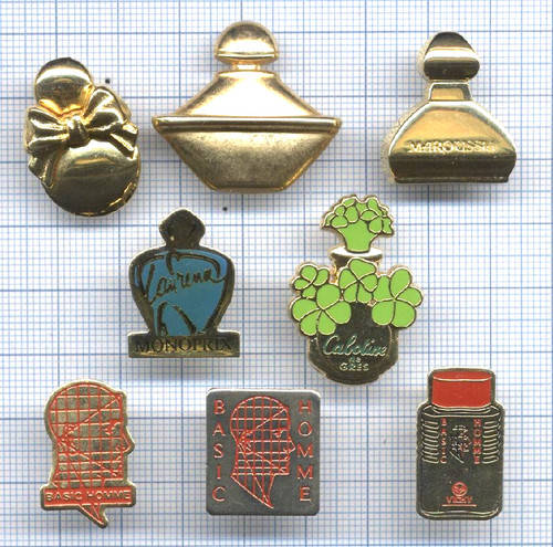 Lot pins parfums guerlain - pins,