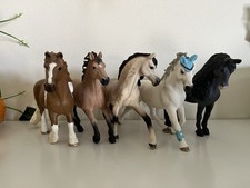 SCHLEICH LOT of 5 HORSES || good condition