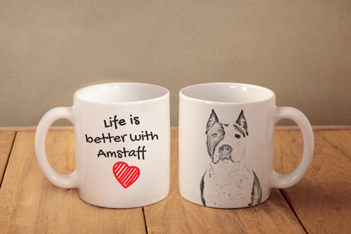 Amstaff recadré tasse en - -,
