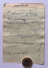 Chesterfield Football Club Autographs Early 1950s x 12
