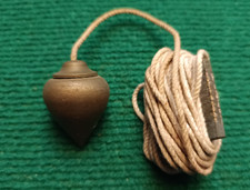 OLD VINTAGE BRASS LEAD WIRE - MASONRY