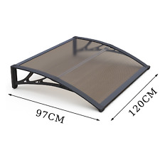 Marquise de Porte Auvent Marquise en Polycarbonate Pour Terrasse Balcon Patio