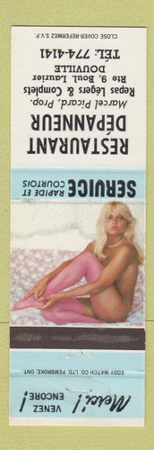 Matchbook cover restaurant - cover,