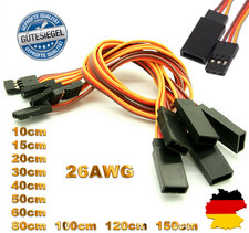 ✅ Rallonge de câble servo compatible avec JR Futaba Graupner Hitec 26AWG RC