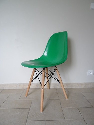 Chaise fibre verre - verre, dsw
