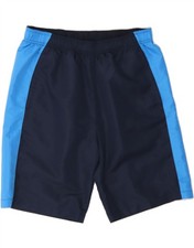 CRIVIT Mens Sport Shorts Large  Navy Blue Colourblock Polyester TG08