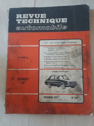 Revue technique automobile - technique,