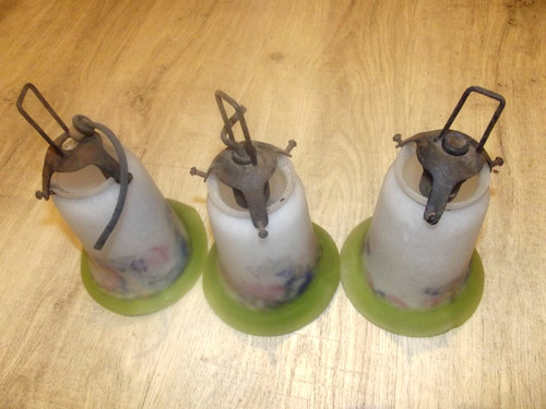 Tulipes pate verre avec - pate,