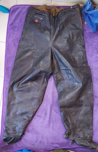 Pantalon cuir motard - motard, de