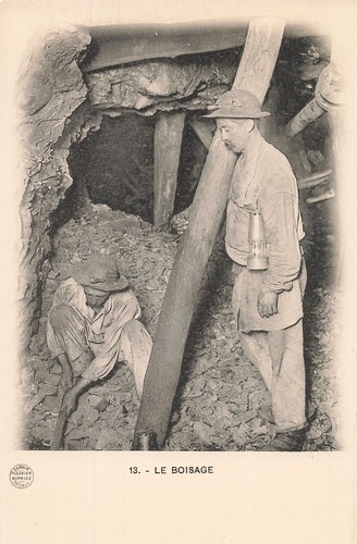 Carvin boisage mine - 62, le