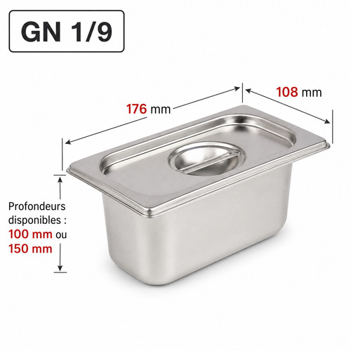 Bac gastro 9 avec - bac, gn