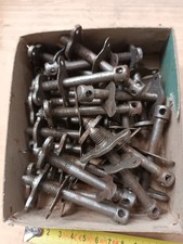 Lot De 4 Ancien Tire-fond