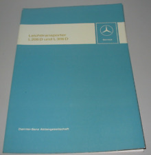 Workshop Manual Mercedes Harburger Transporter L 206 D/L 306 D January 1971!