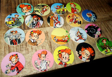 Spirou - Lot ancien  Pog, caps,  Robbedoes-Dupuis, TF1, ciné groupe-Année 1995
