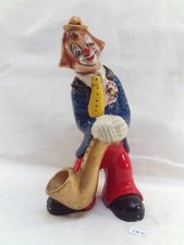 ancien Clown en terre cuite