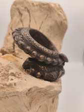 Bronze and Copper Cuff Bracelet - Batak Tribal Art, Indonesia